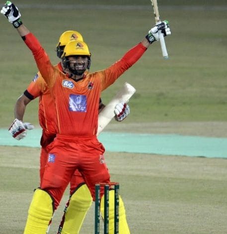 Danish Aziz stunning hitting steals the show